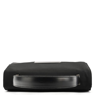 Prada Black Tessuto Nylon Buckle Top Handle Bag