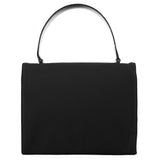 Prada Black Tessuto Nylon Buckle Top Handle Bag