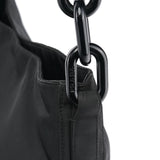 Prada Black Tessuto Nylon Chain Shoulder Bag
