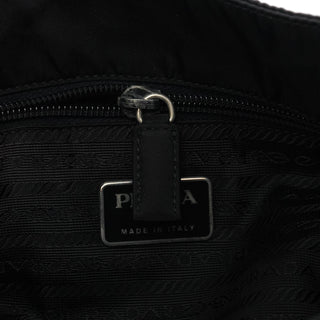 Prada Black Tessuto Nylon Hobo Shoulder Bag
