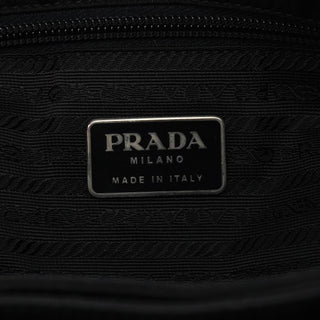 Prada Black Tessuto Nylon Hobo Shoulder Bag