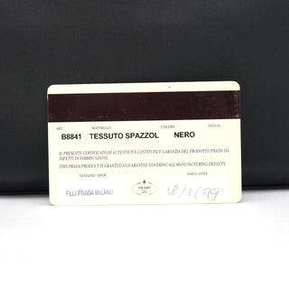 Prada Black Tessuto Nylon Hobo Shoulder Bag