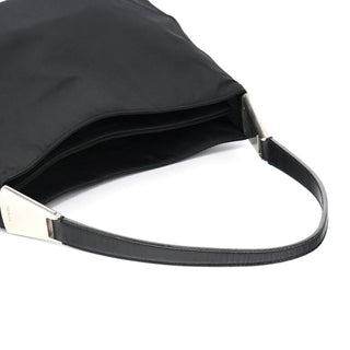 Prada Black Tessuto Nylon Hobo Shoulder Bag