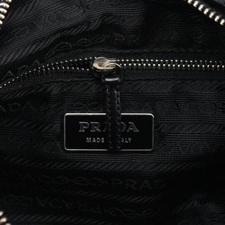 Prada Black Tessuto Nylon Hobo Shoulder Bag