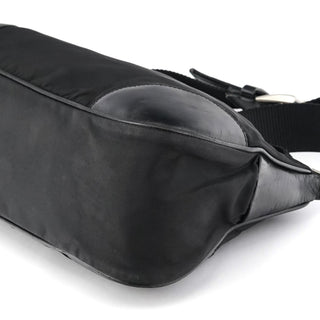 Prada Black Tessuto Nylon Hobo Shoulder Bag