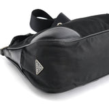 Prada Black Tessuto Nylon Hobo Shoulder Bag