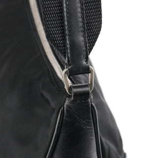 Prada Black Tessuto Nylon Hobo Shoulder Bag
