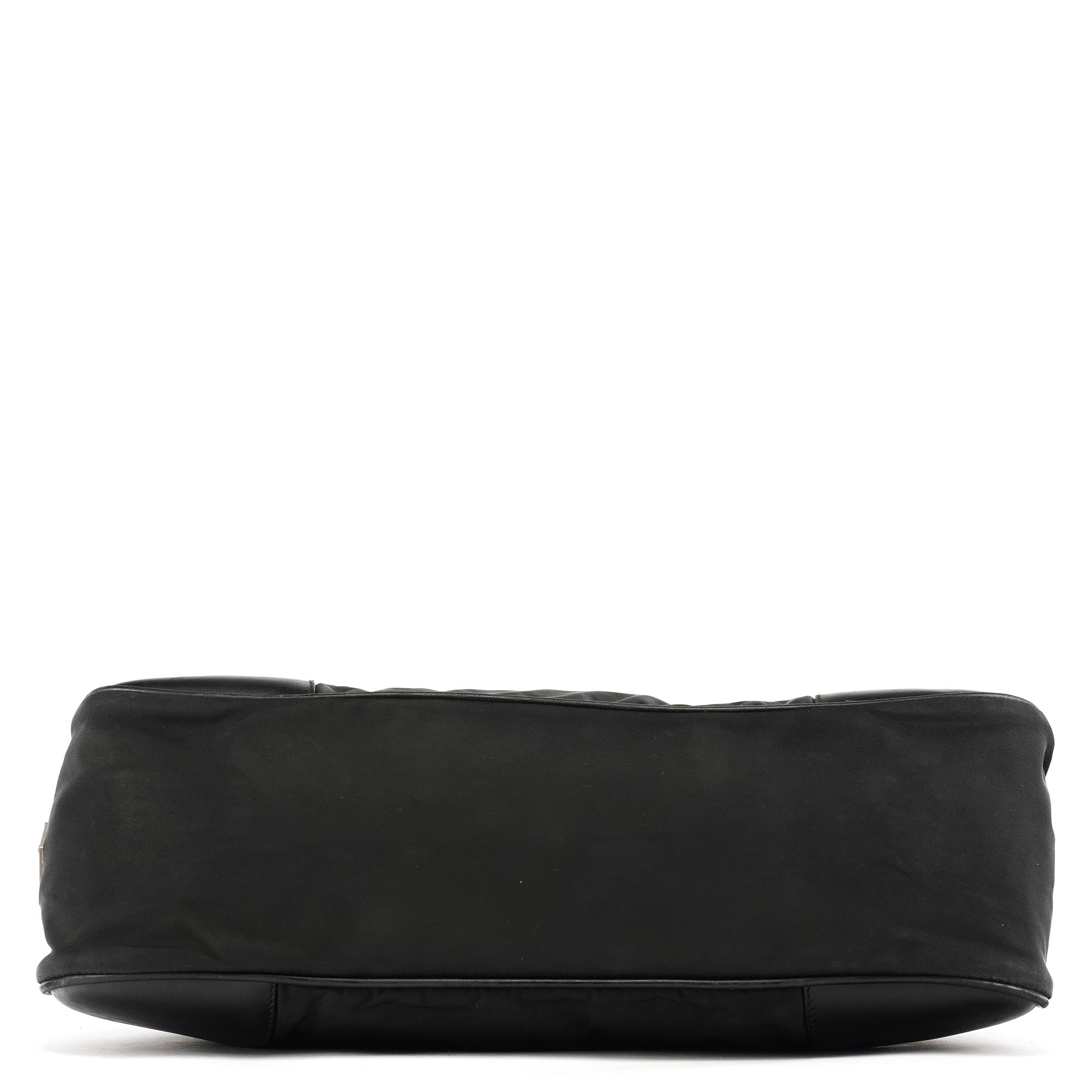 Prada Black Tessuto Nylon Hobo Shoulder Bag
