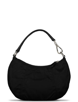 Prada Black Tessuto Nylon Mini Hobo