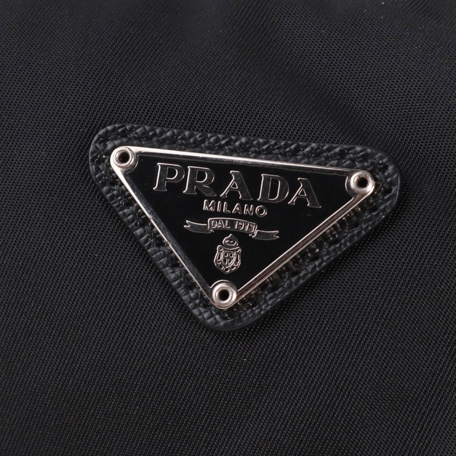 Prada Black Tessuto Nylon Mini Hobo