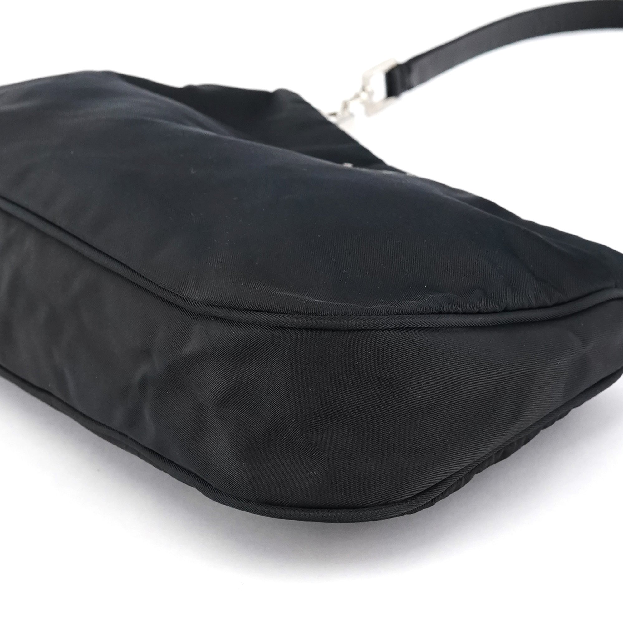 Prada Black Tessuto Nylon Mini Shoulder Bag