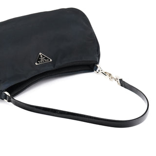 Prada Black Tessuto Nylon Mini Shoulder Bag