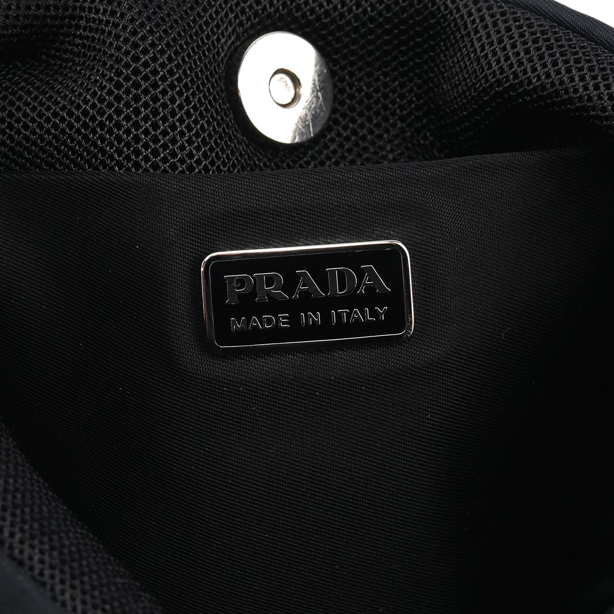 Prada Black Tessuto Nylon Mini Shoulder Bag