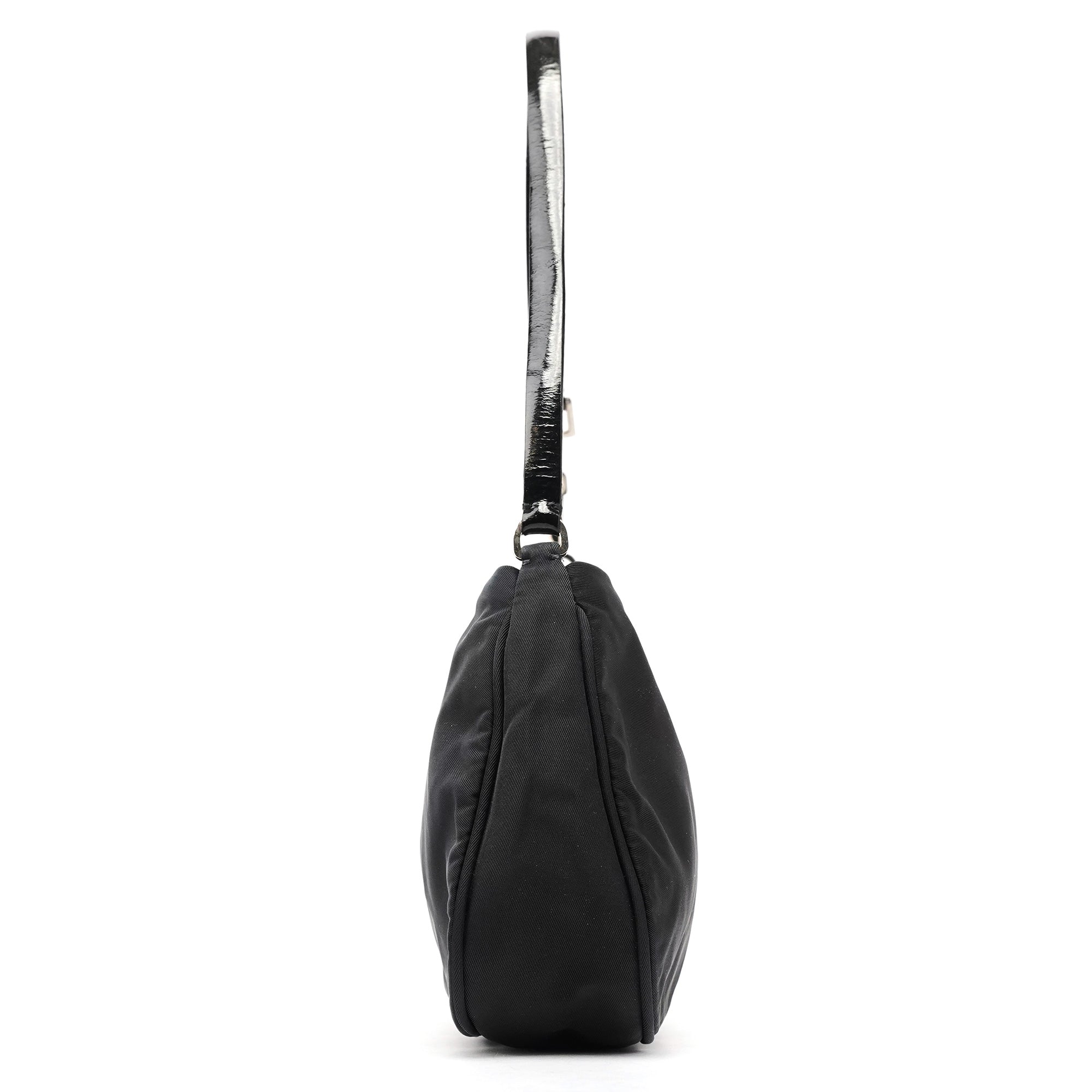 Prada Black Tessuto Nylon Mini Shoulder Bag