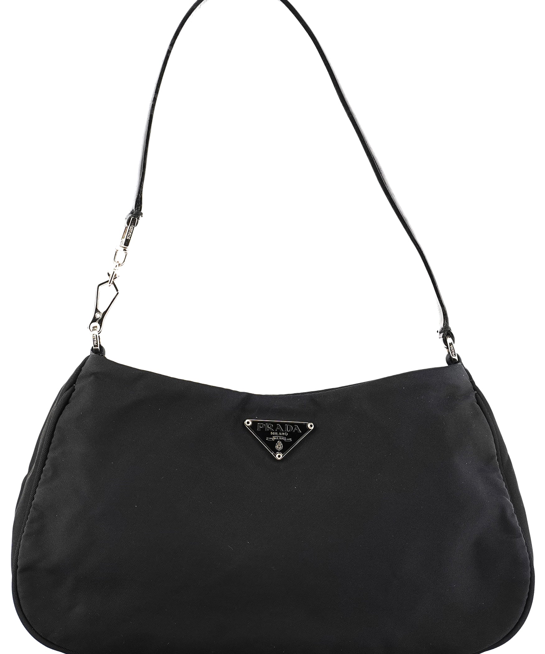 Prada Black Tessuto Nylon Mini Shoulder Bag