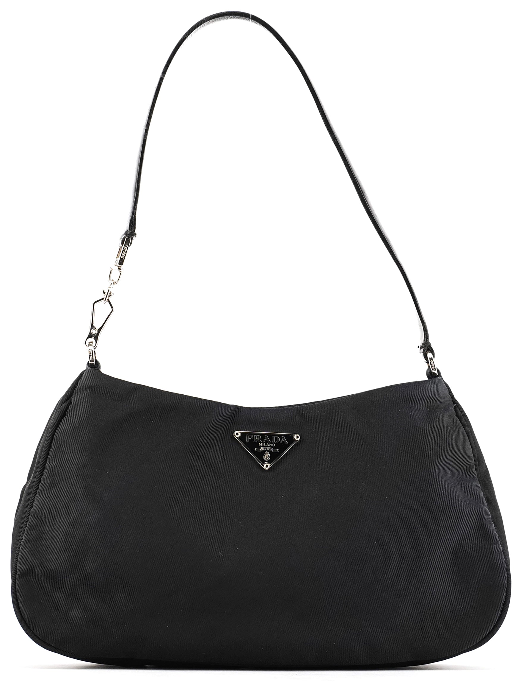 Prada Black Tessuto Nylon Mini Shoulder Bag