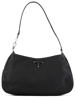 Prada Black Tessuto Nylon Mini Shoulder Bag