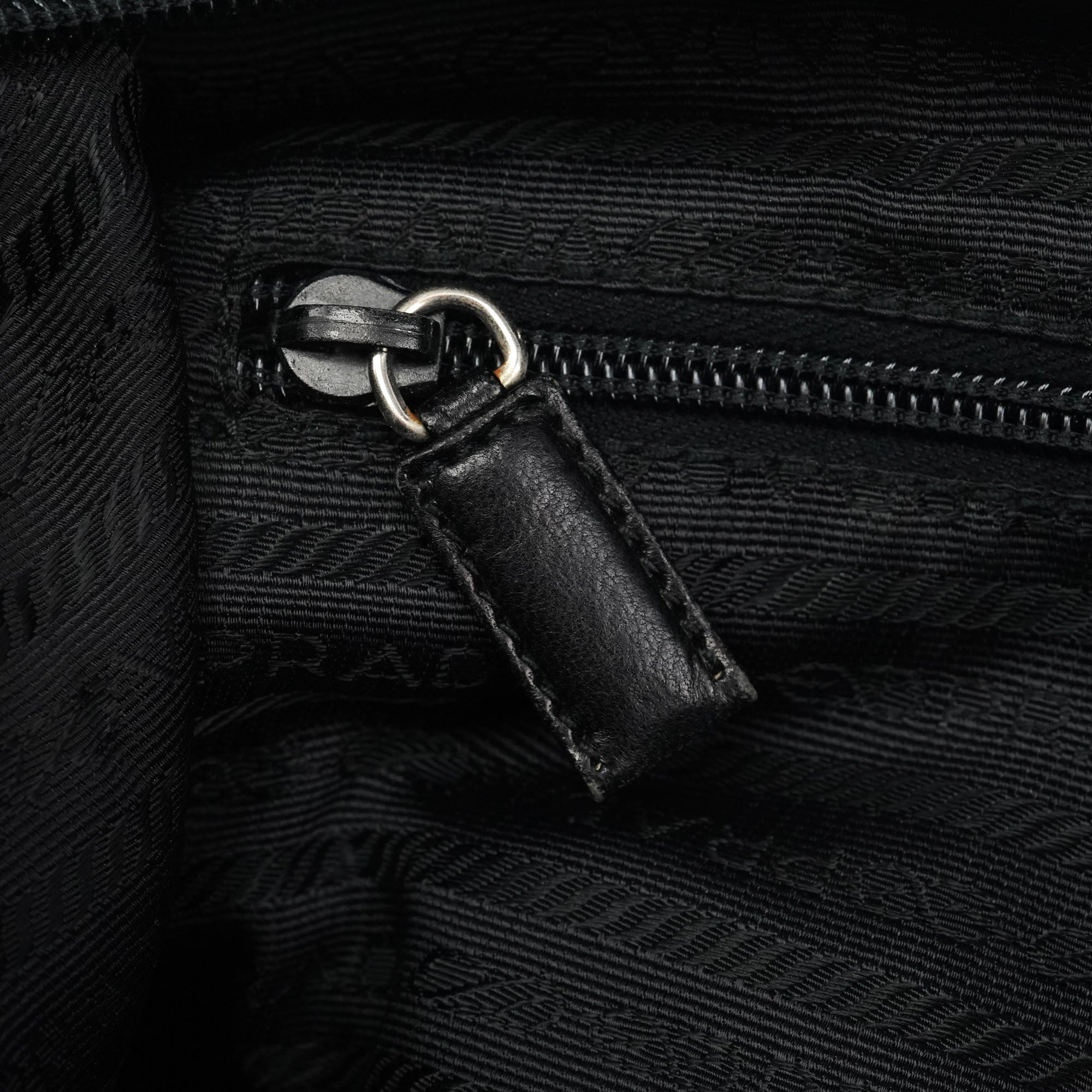 Prada Black Tessuto Nylon Shoulder Bag