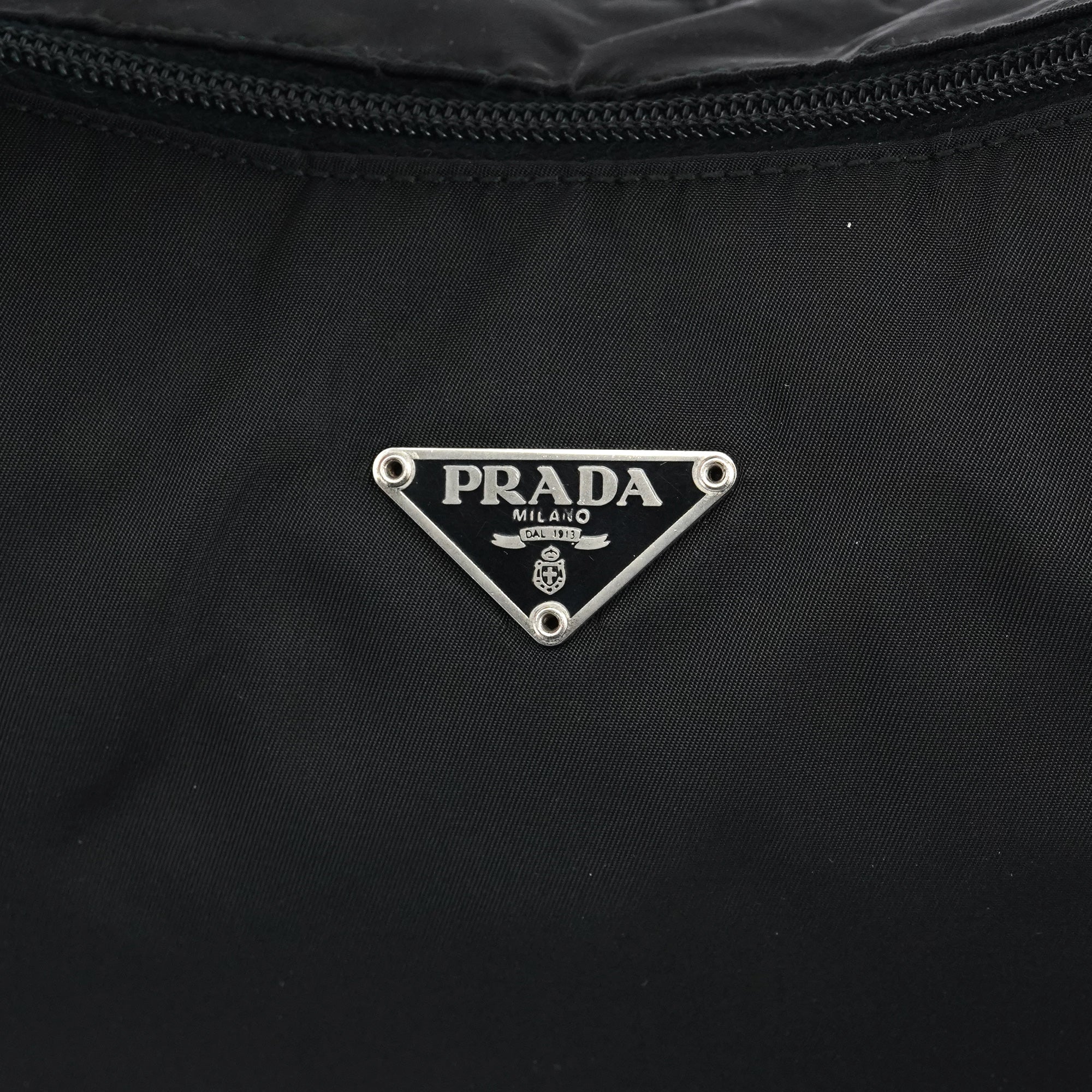Prada Black Tessuto Nylon Shoulder Bag