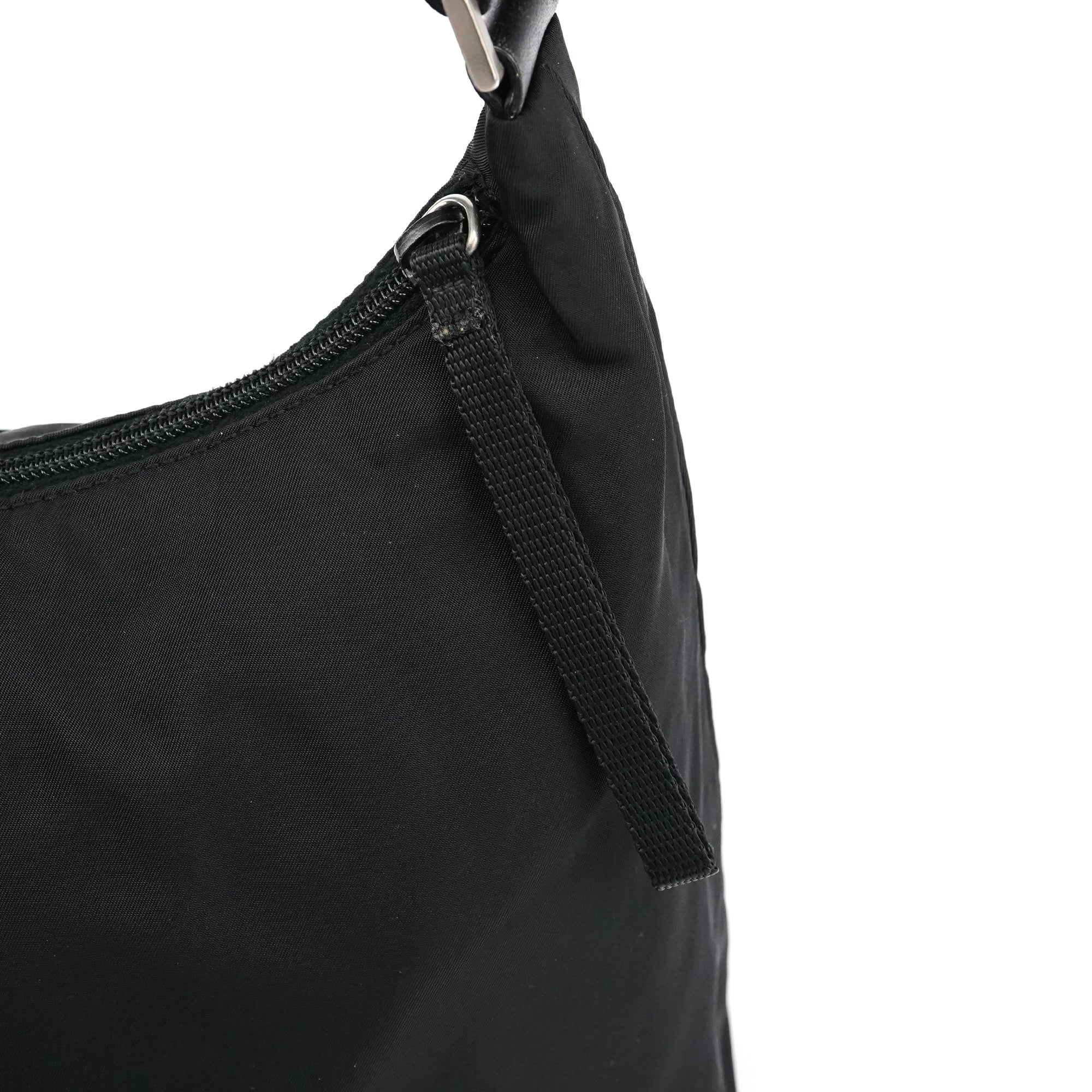 Prada Black Tessuto Nylon Shoulder Bag