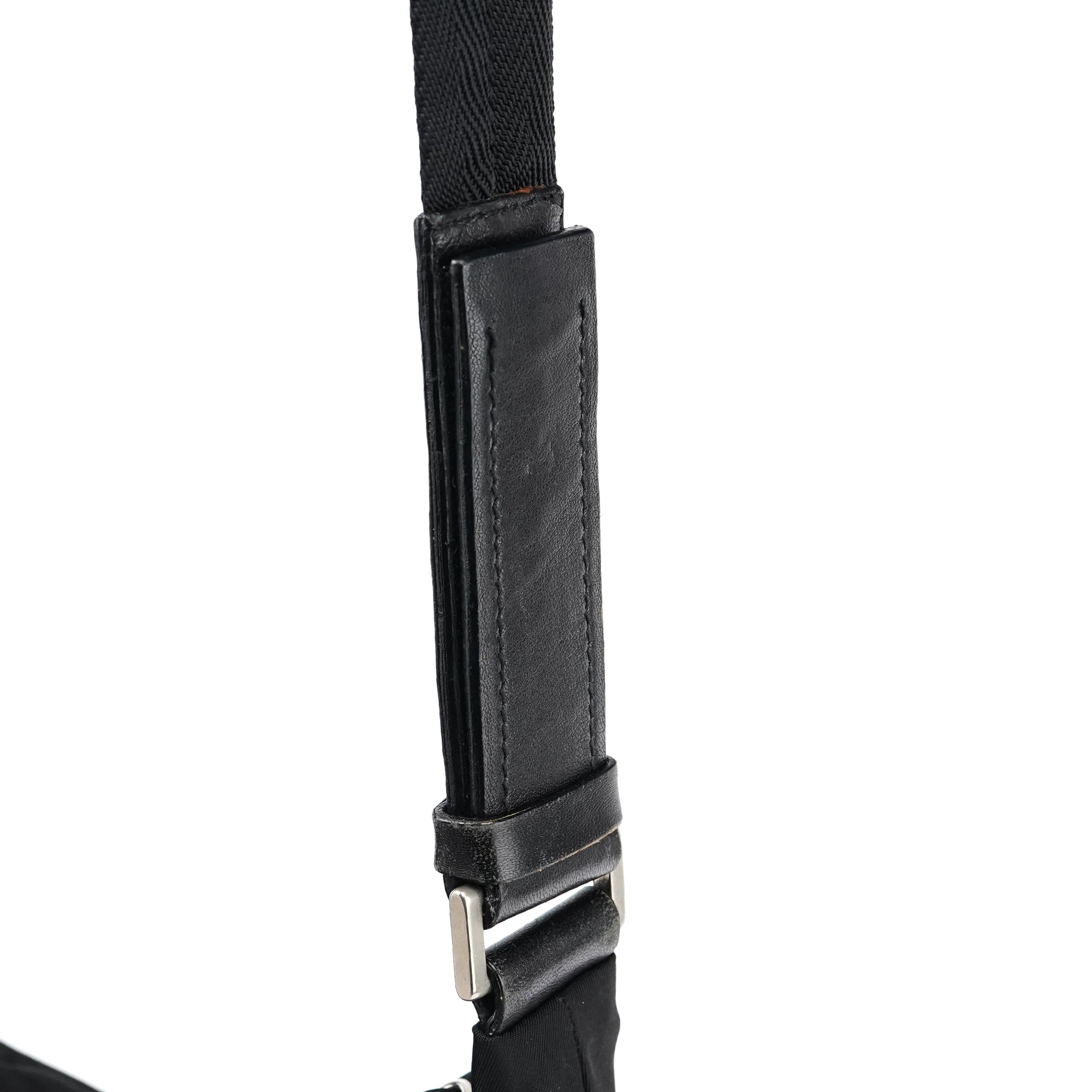 Prada Black Tessuto Nylon Shoulder Bag
