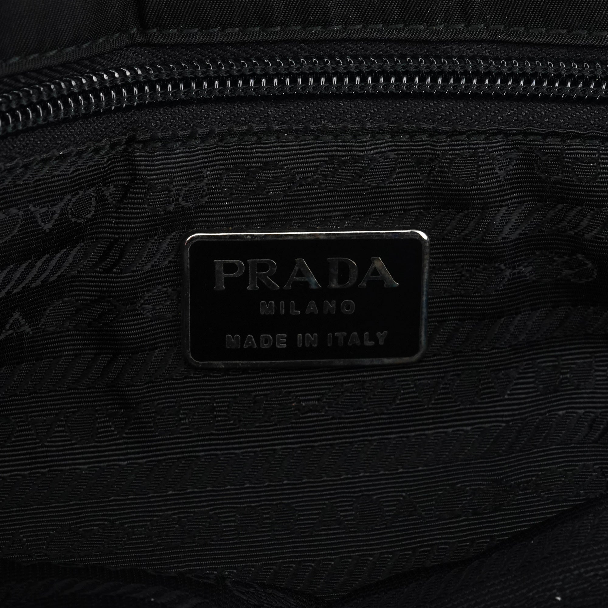 Prada Black Tessuto Nylon Shoulder Bag