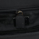 Prada Black Tessuto Nylon Top Handle Bag
