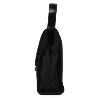 Prada Black Tessuto Nylon Top Handle Bag