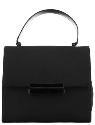 Prada Black Tessuto Nylon Top Handle Bag