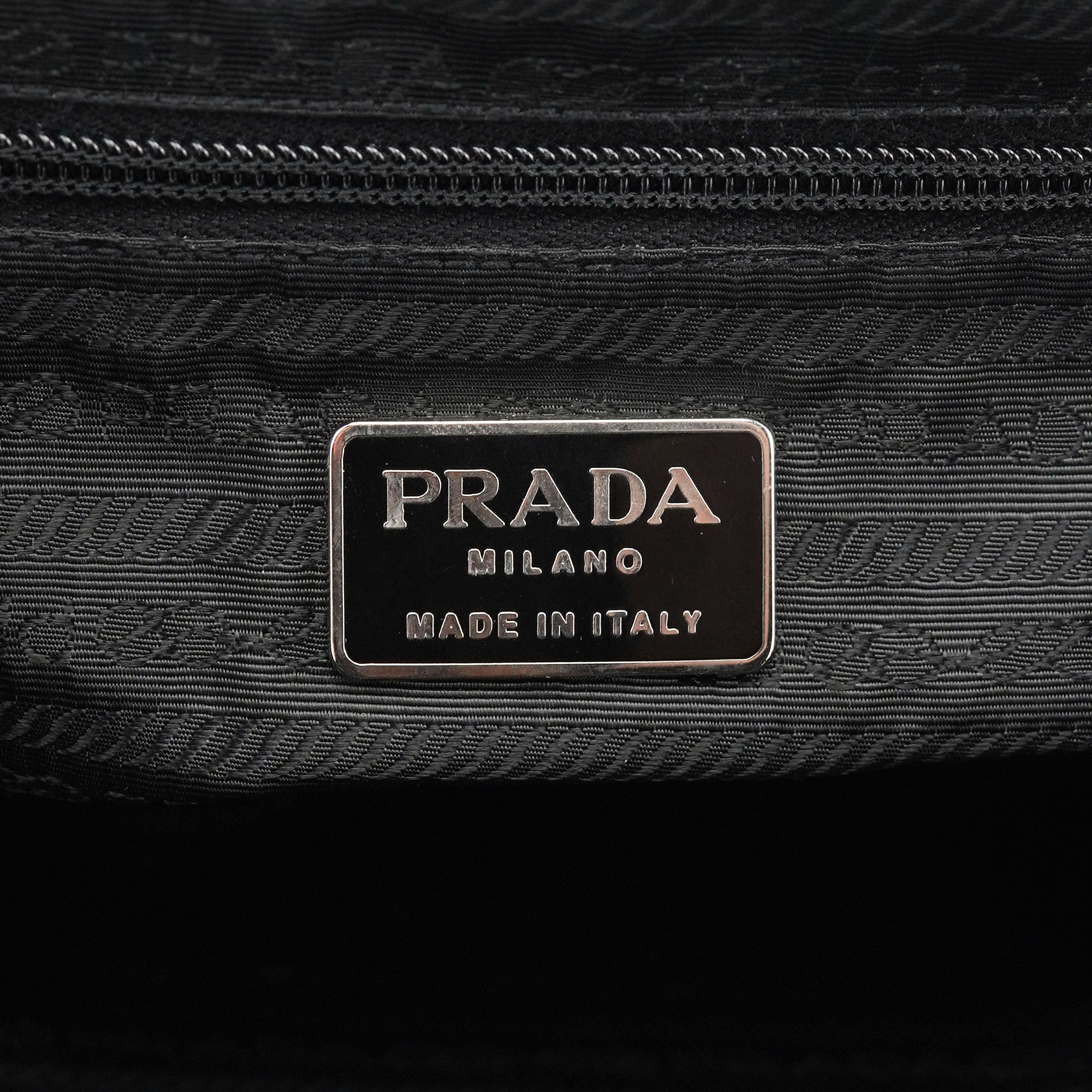 Prada Black Tessuto Nylon Tote Bag