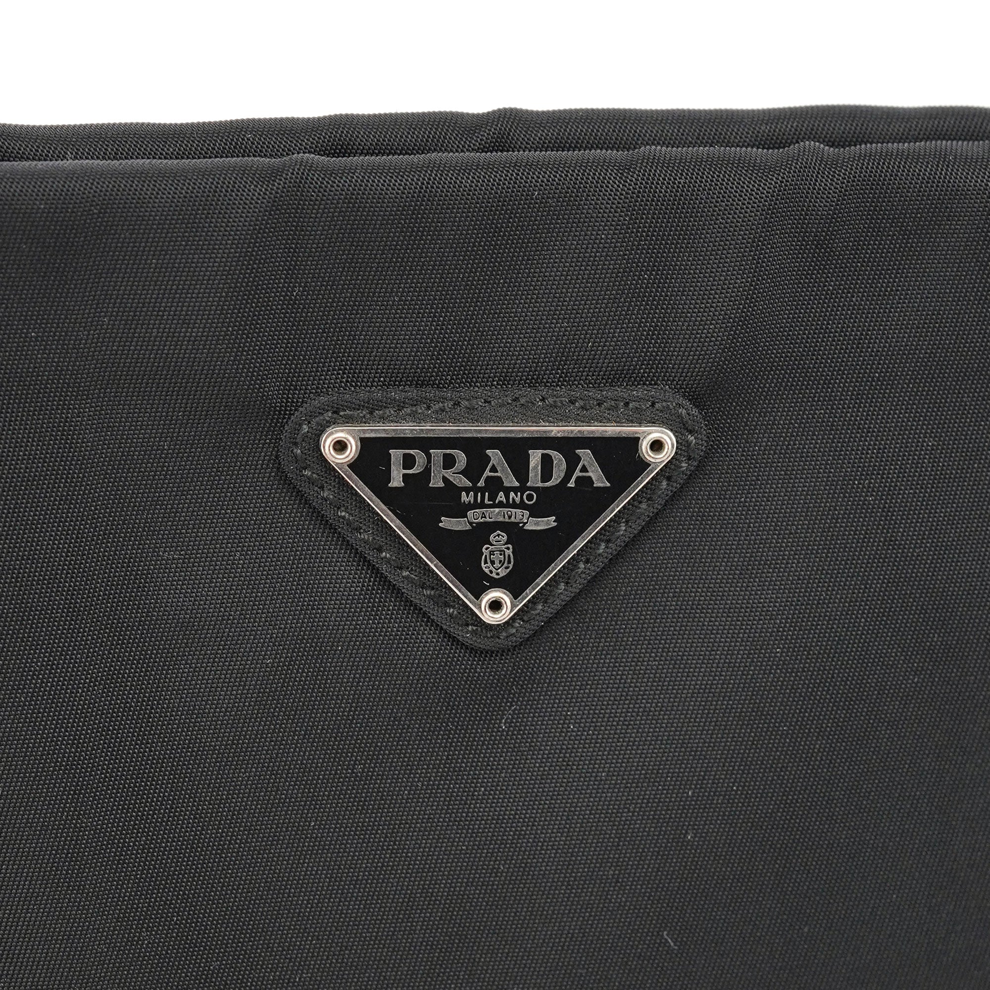 Prada Black Tessuto Nylon Tote Bag
