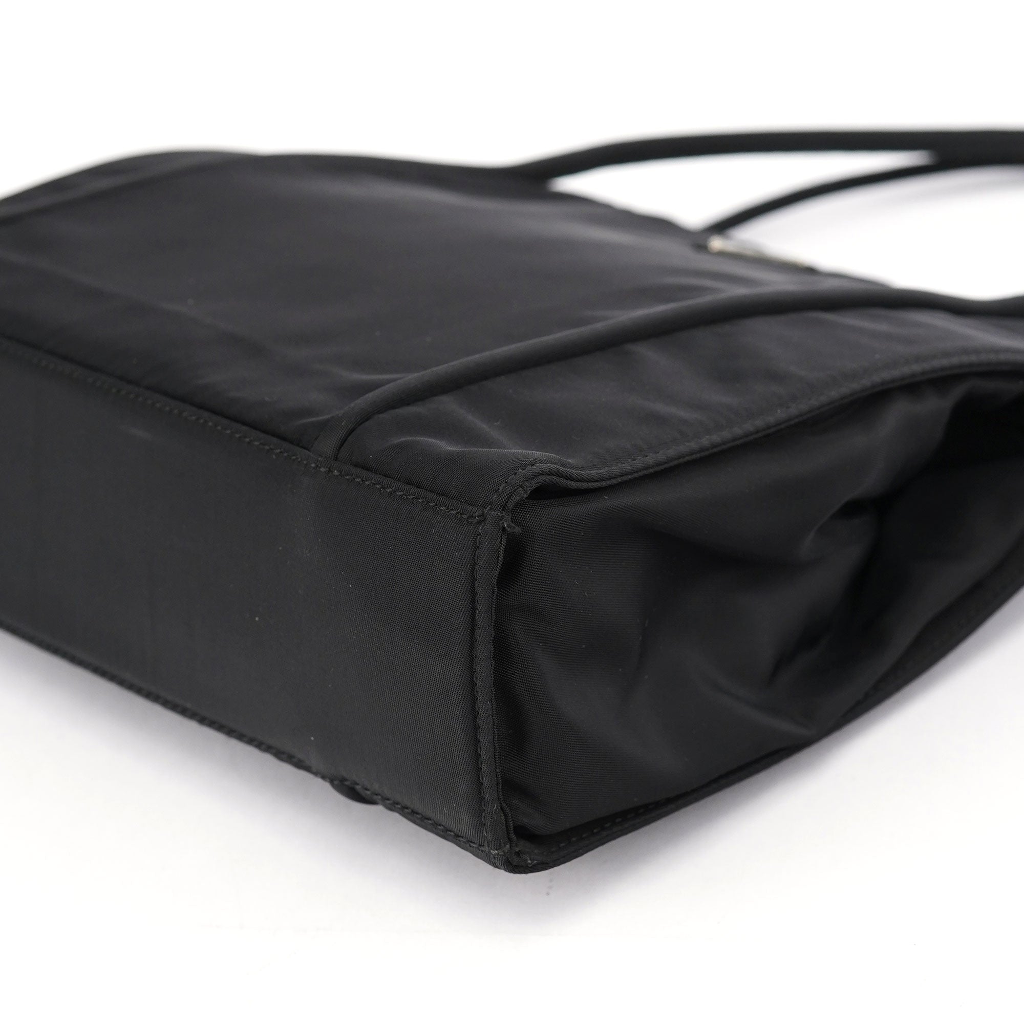 Prada Black Tessuto Nylon Tote Bag
