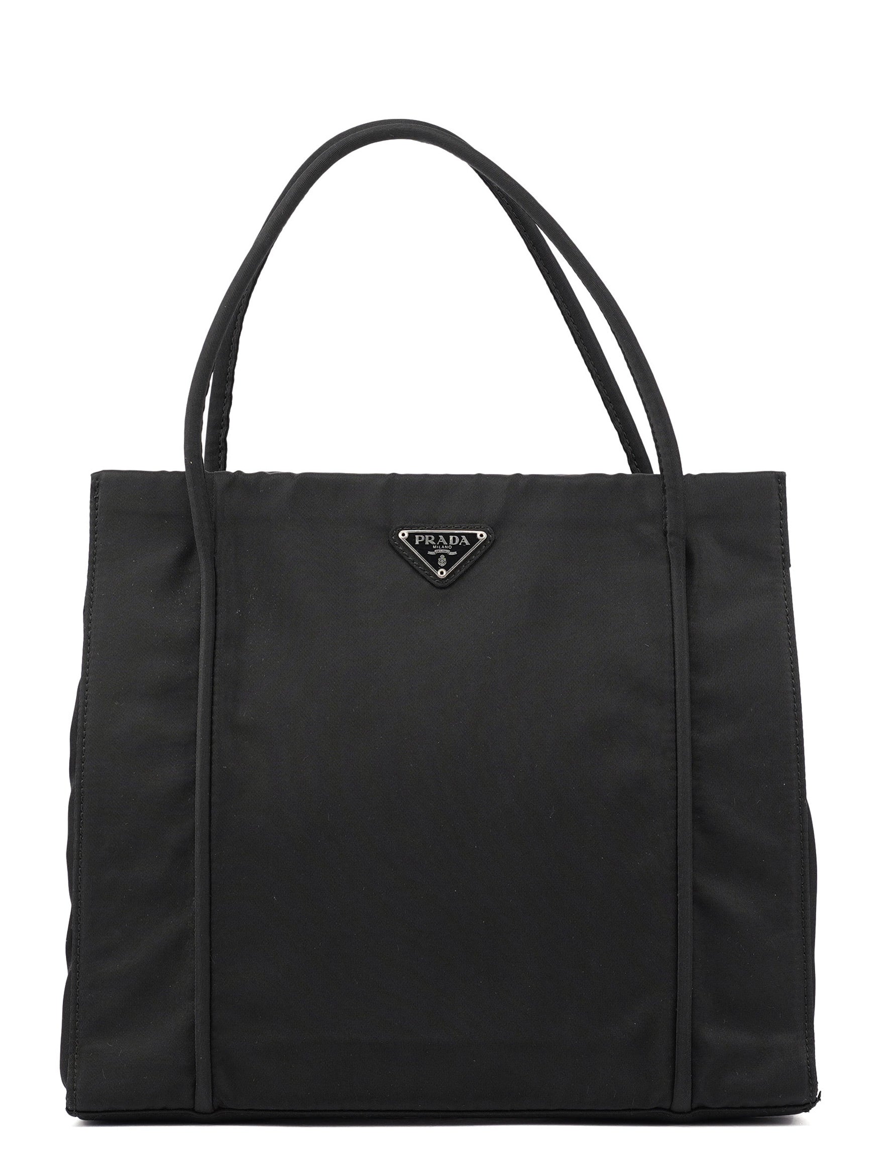 Prada Black Tessuto Nylon Tote Bag