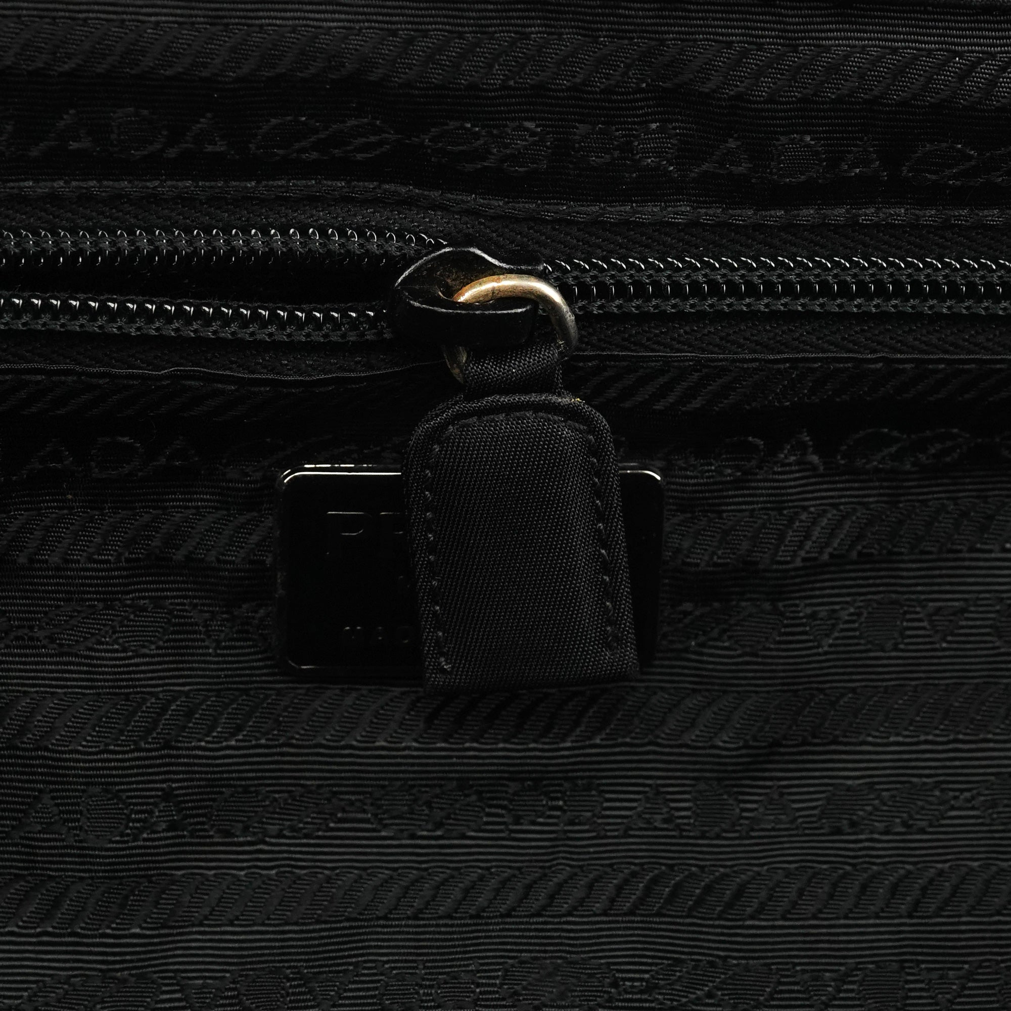 Prada Black Tessuto Nylon Tote Bag