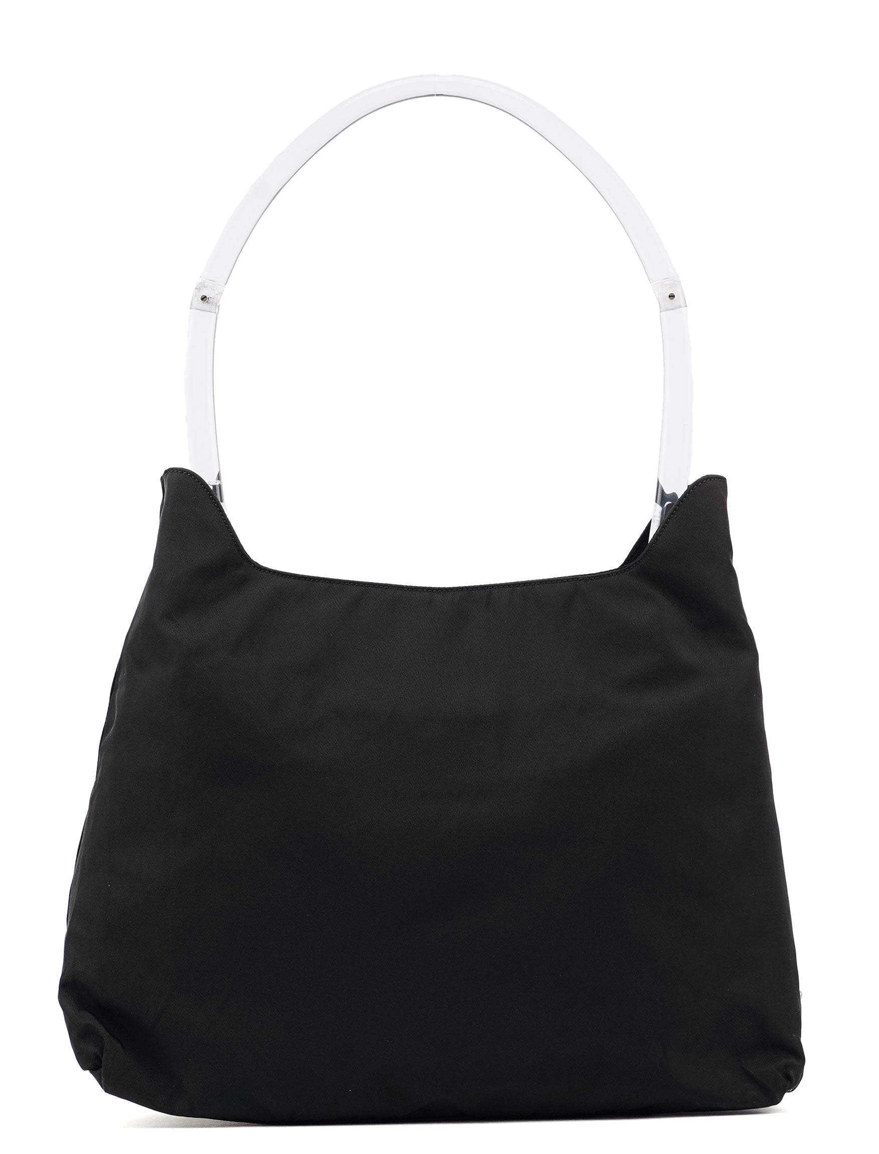 Prada Black Tessuto Plastic Shoulder Bag