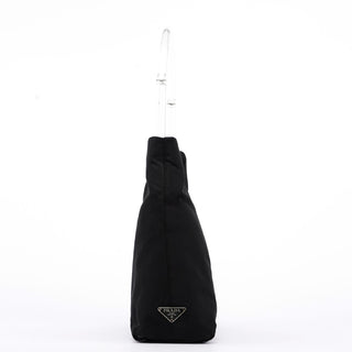 Prada Black Tessuto Plastic Shoulder Bag