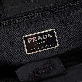 Prada Black Tessuto Plastic Shoulder Bag