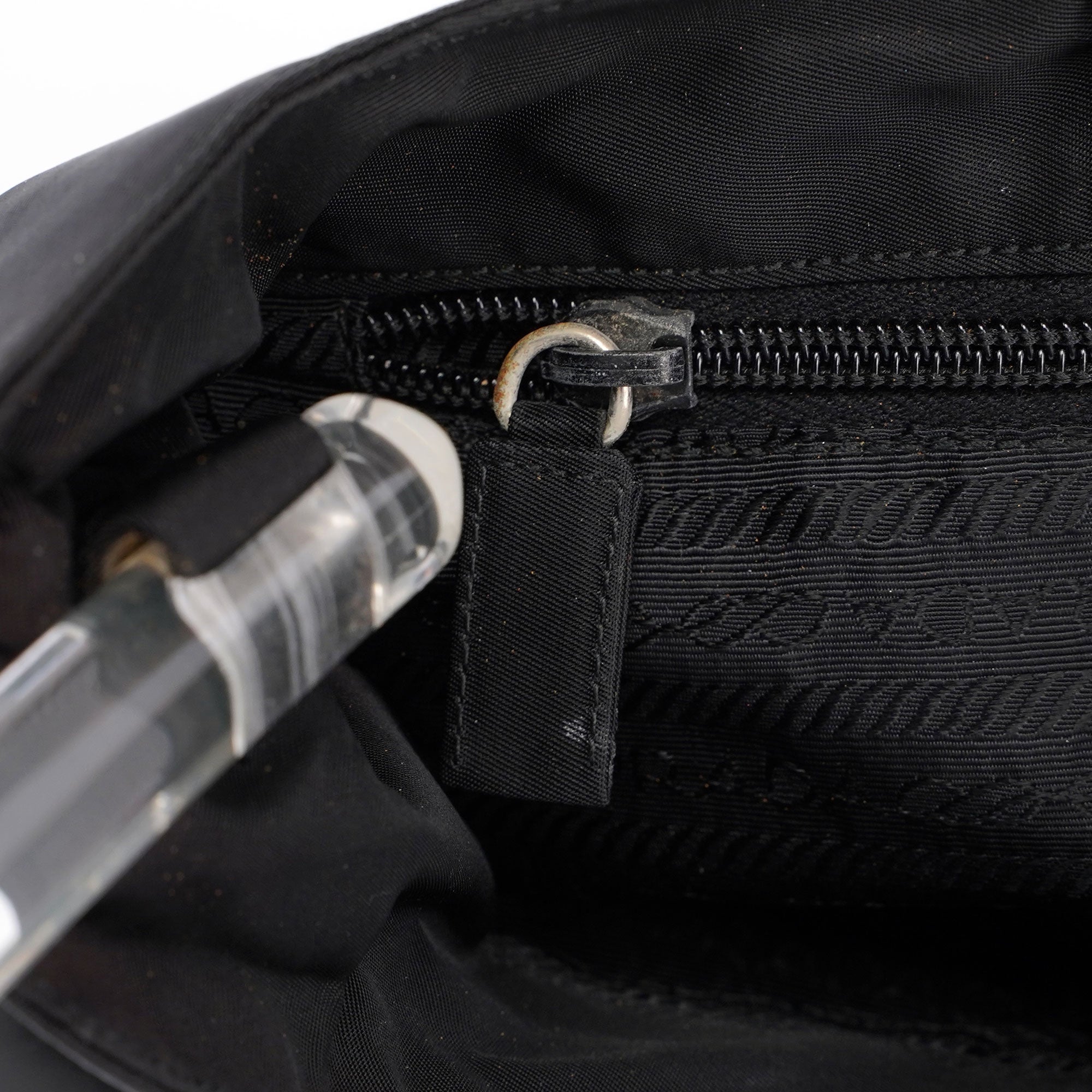 Prada Sac porté épaule Tessuto Plastic en nylon noir