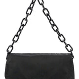 Prada Sac porté épaule Tessuto Plastic en nylon noir