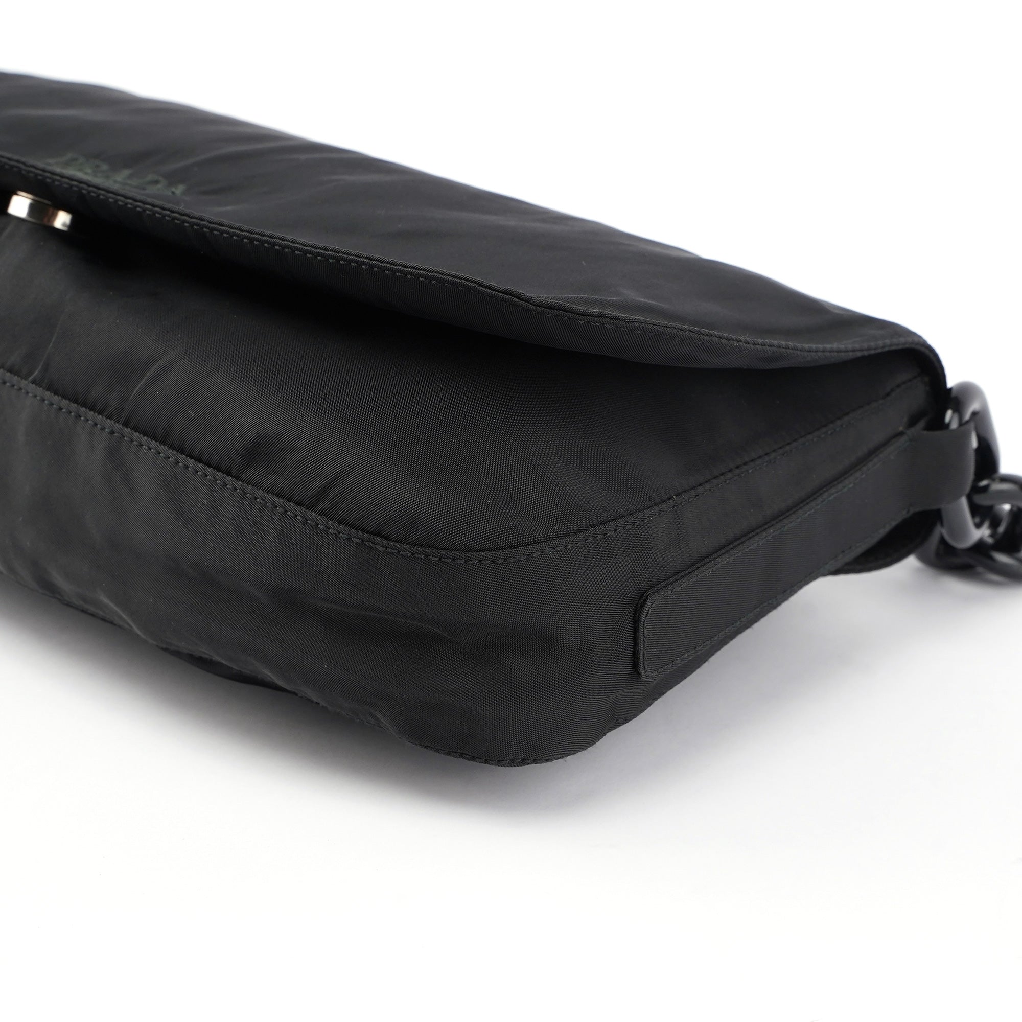 Prada Sac porté épaule Tessuto Plastic en nylon noir
