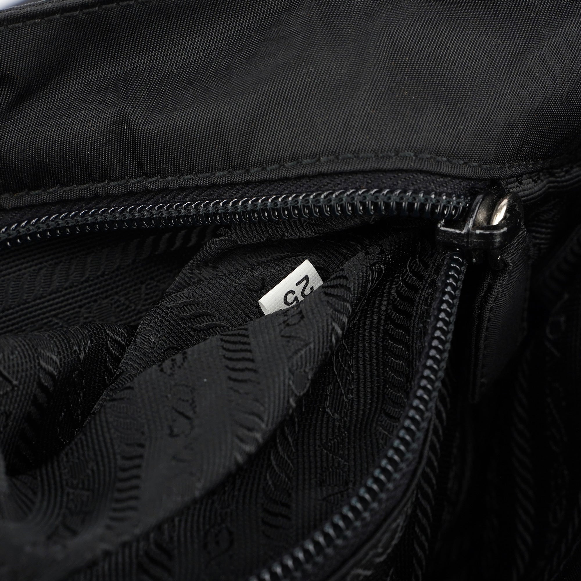 Prada Black Tessuto Plastic Shoulder Bag