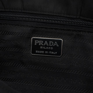 Prada Black Tessuto Plastic Shoulder Bag