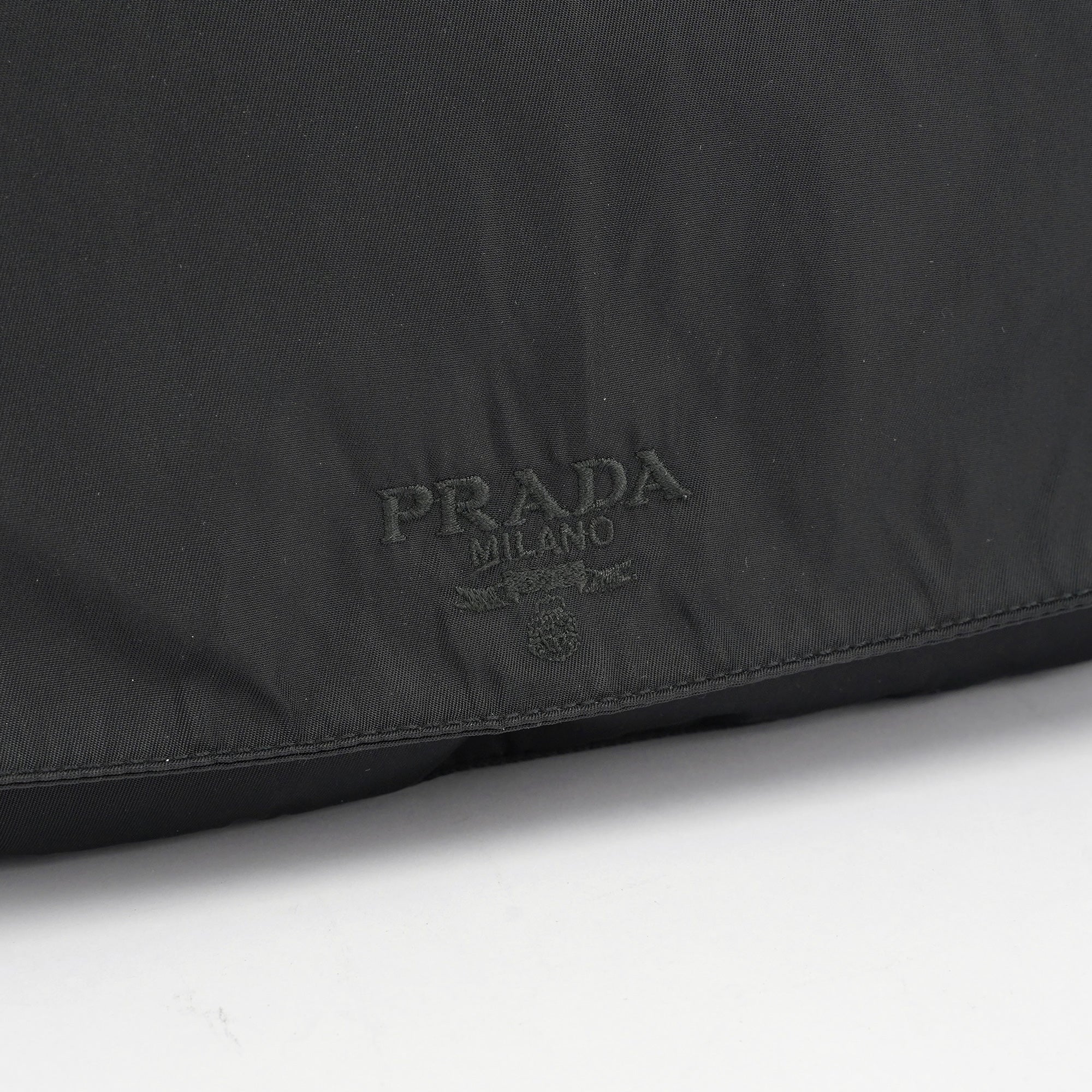 Prada Black Tessuto Plastic Shoulder Bag