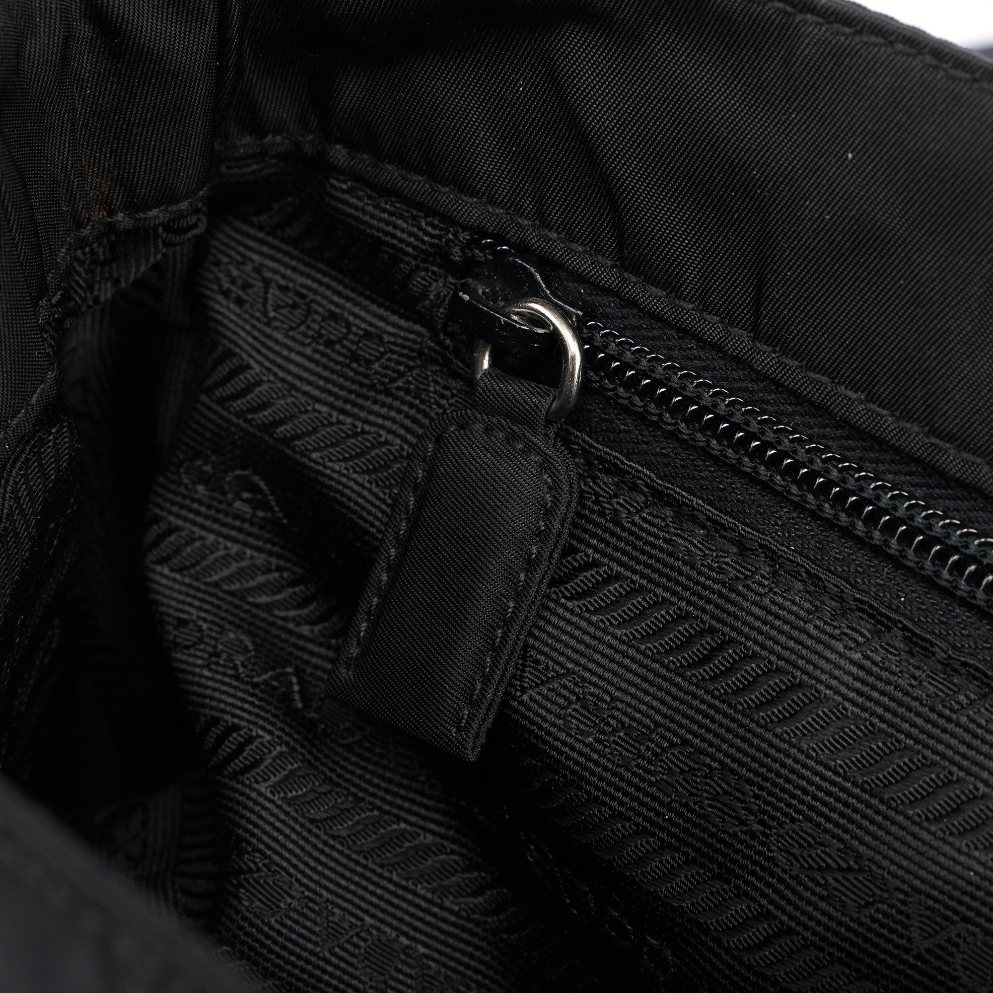 Prada Black Tessuto Plastic Shoulder Bag