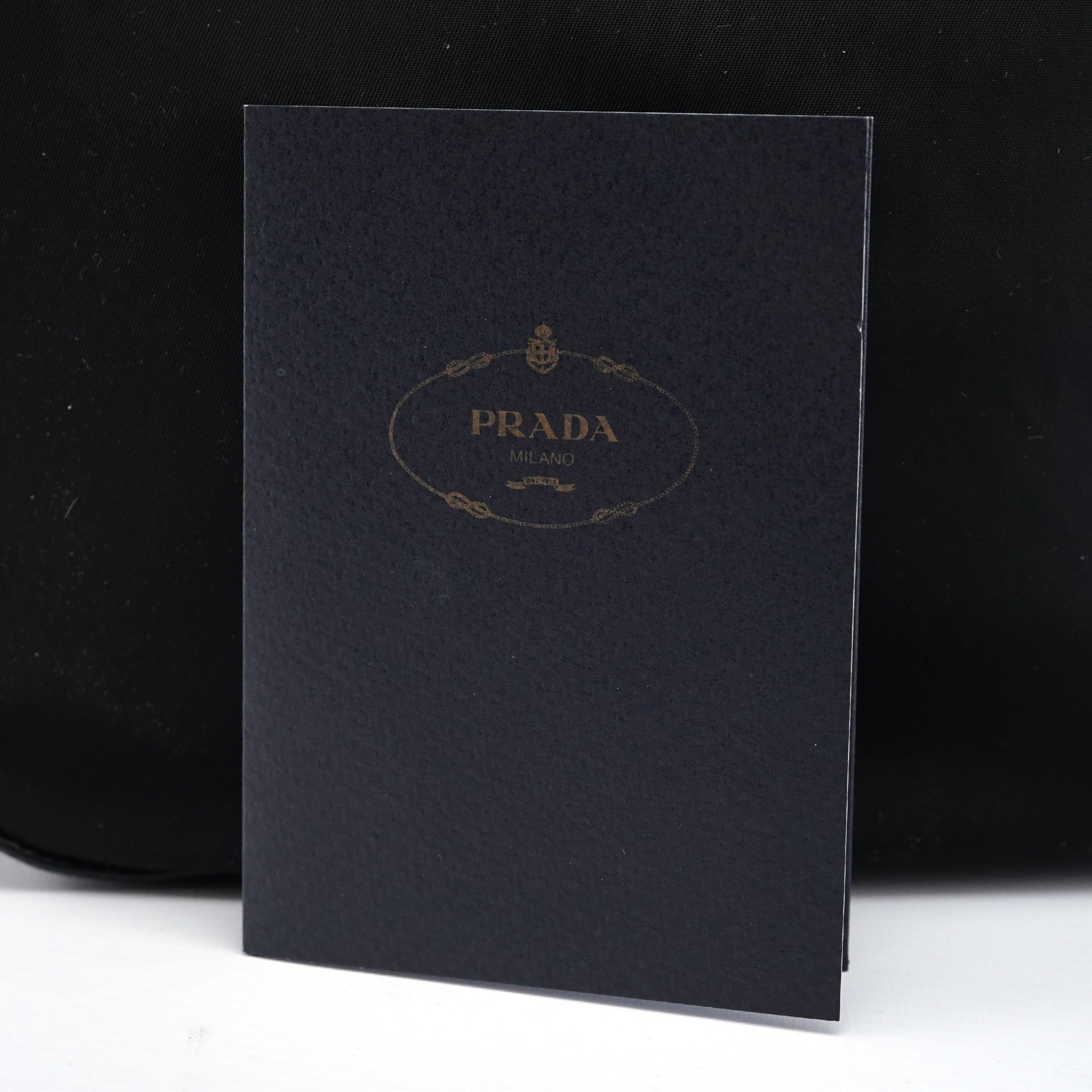 Prada Black Tessuto Spazzolato Hobo Shoulder Bag