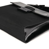 Prada Black Tessuto Spazzolato Nylon Top Handle Bag
