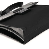 Prada Black Tessuto Spazzolato Nylon Top Handle Bag