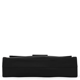 Prada Black Tessuto Spazzolato Nylon Top Handle Bag