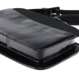Prada Black Tessuto Spazzolato Shoulder Bag