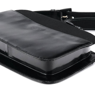 Prada Black Tessuto Spazzolato Shoulder Bag